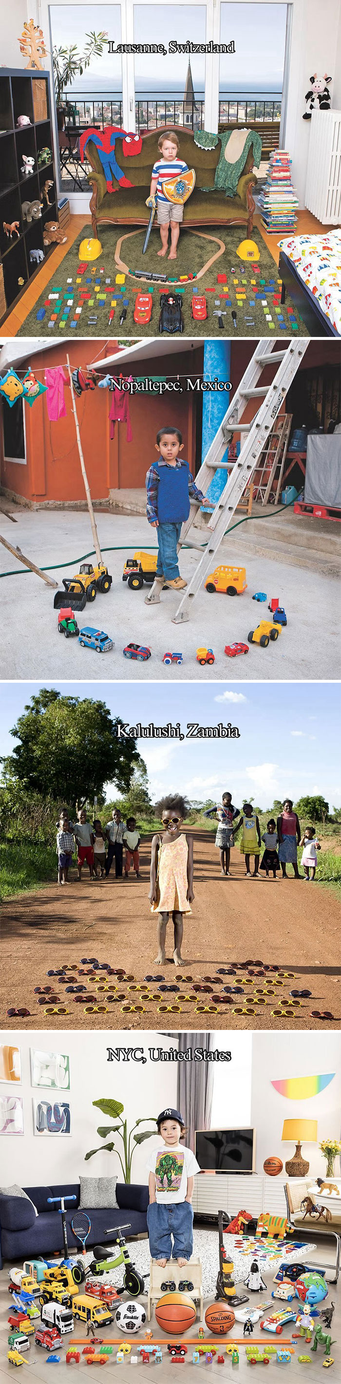 “Toy Stories” By Gabriele Galimberti. Through His Lens, Galimberti Shows That Toys Not Only Provide Entertainment But Also Serve As A Reflection Of A Child’s Background, Family, And Culture