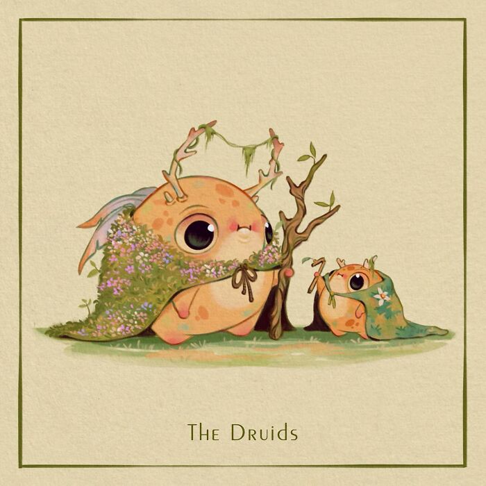 This Artist Created 40 Cute Frog Drawings