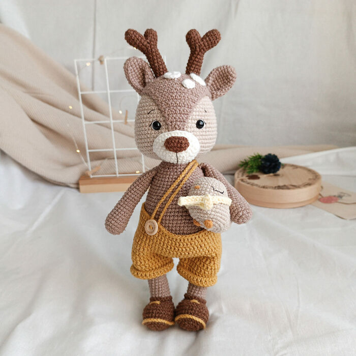 Reindeer Ready – This Crochet Cutie Is All Set To Lead The Sleigh And Steal The Show!