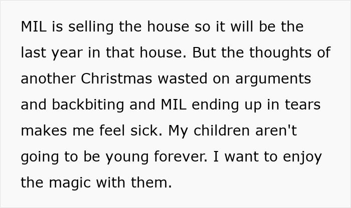 Woman Despises Idea Of Spending Another Xmas With Husband’s Toxic Family, Hubby Says Stay Home Woman Despises Idea Of Spending Another Xmas With Husband’s Toxic Family, Hubby Says Stay Home