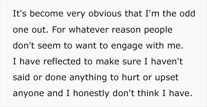 "I'm A Big Girl And Can Accept That People Don't Like Me": Woman Gets Ignored While On Trip "I'm A Big Girl And Can Accept That People Don't Like Me": Woman Gets Ignored While On Trip