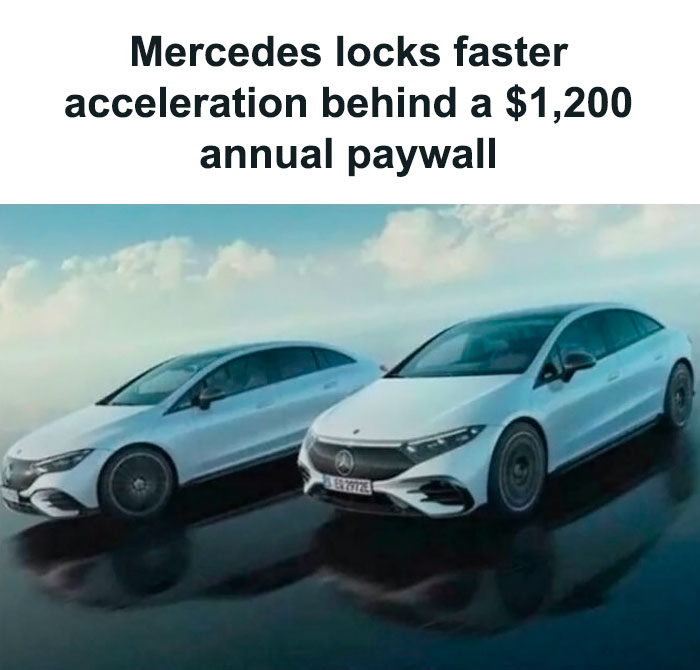 Mercedes Locks Faster Acceleration Behind A $1,200 Annual Paywall