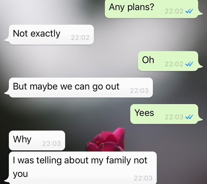 Yesterday, I Was Texting With My Crush