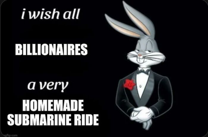 More Billionairs In Shitty Submarines Please