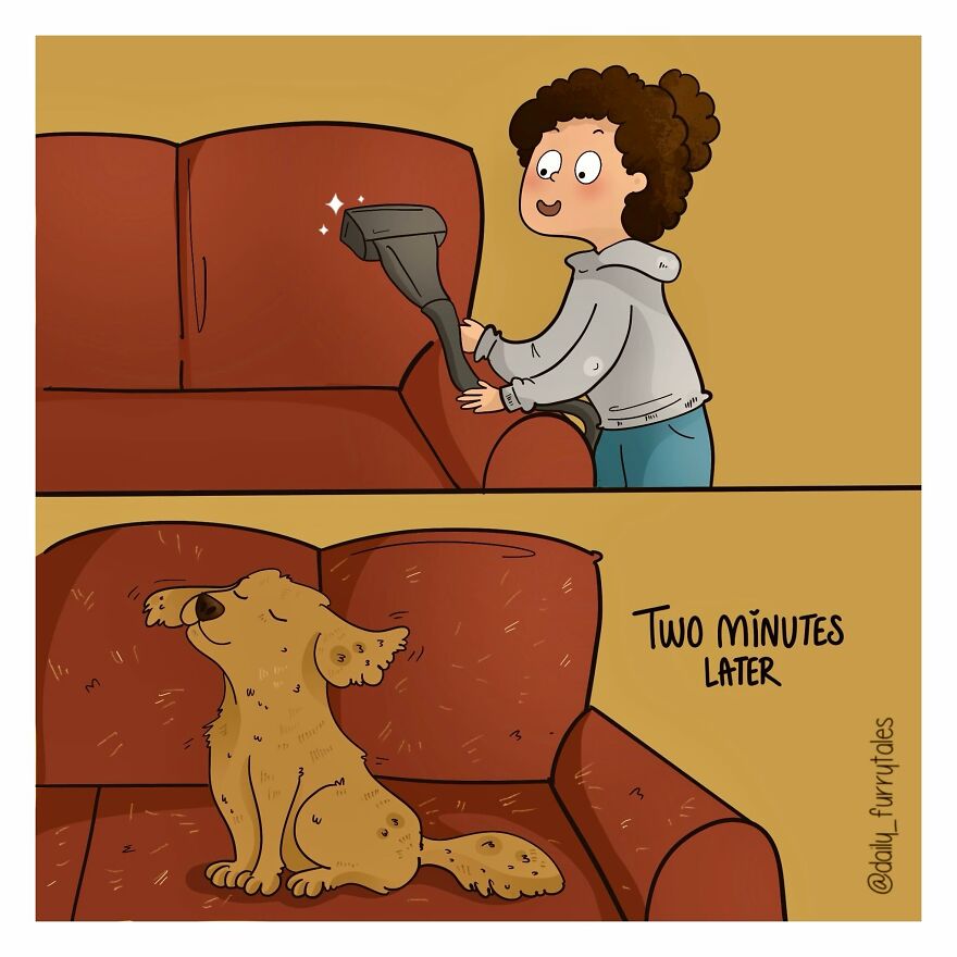 Paws And Pages: How ‘Daily Furry Tales’ Captivates 44k Dog Lovers With Heartfelt Comics (New Pics)