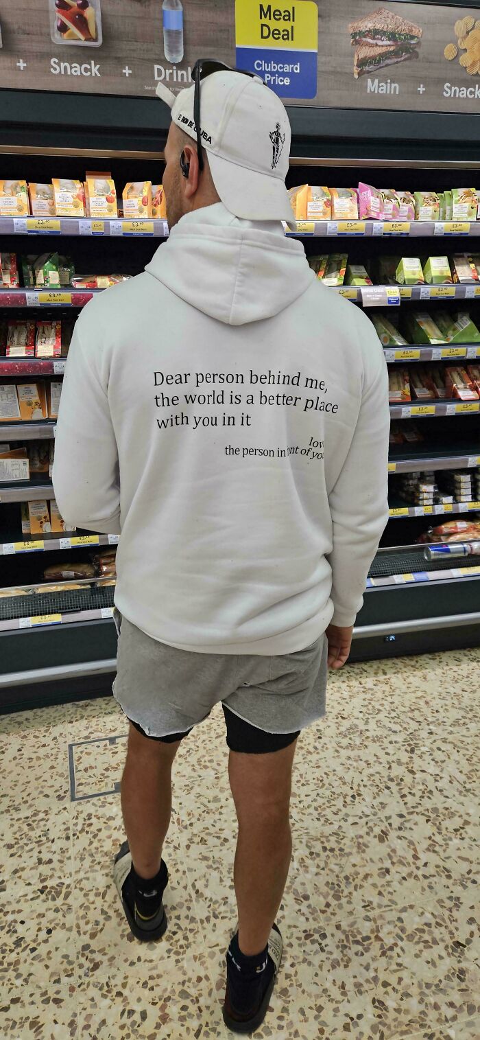 This Dude In Front Of Me At The Supermarket Made My Morning