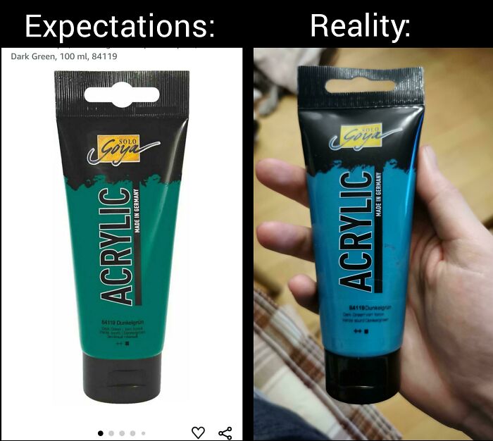 Ordered Green Acrylic Paint From Amazon And Got This