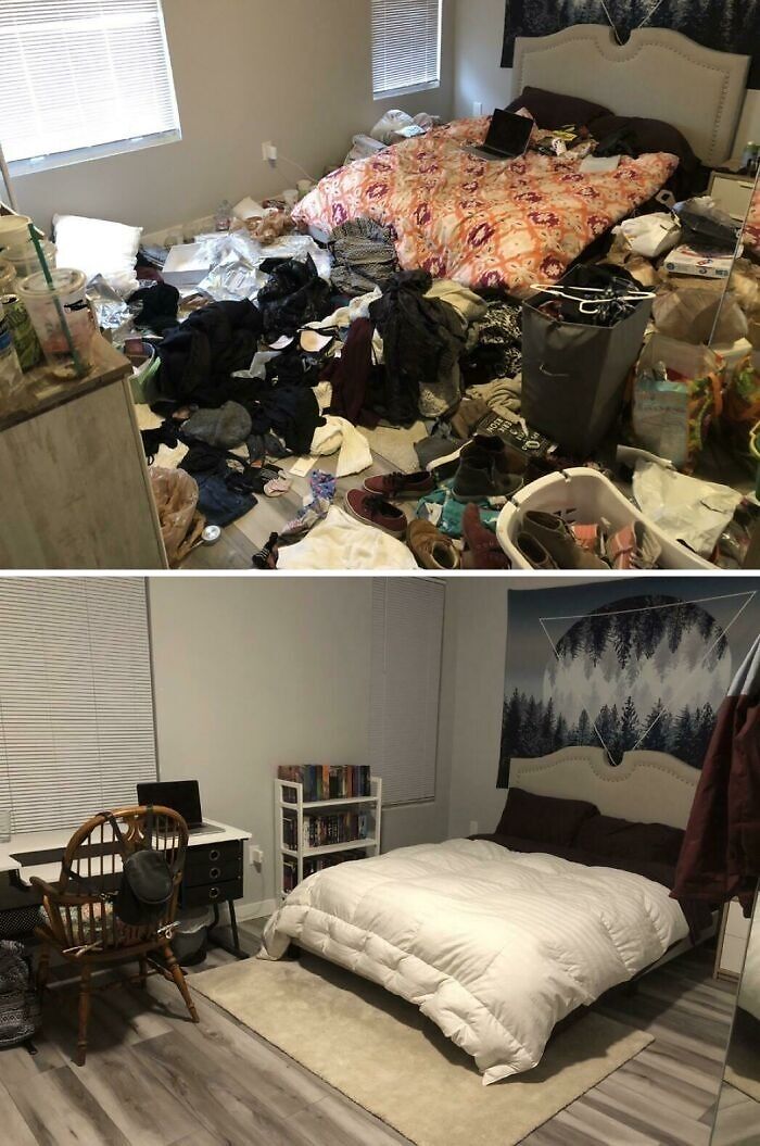 After Months Of Letting My Room (Aka The Depression Nest) Get Absolutely Filthy, I Finally Finished Cleaning It Today. May Seem Like A Small Accomplishment But I Feel So Much Better