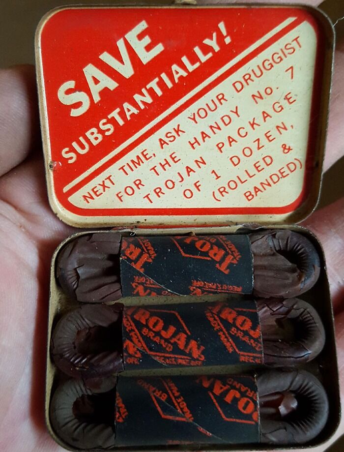 These Condoms Are Around 60 Years Old. Found In My Basement