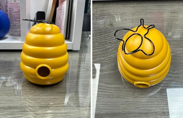 Get A Buzz From Your Desk Supplies With The Beehive Paperclip Holder With Bee-Shaped Clips, A Sweet And Quirky Way To Keep Your Papers In Order – It's The Bee's Knees!