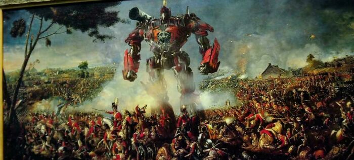 In Transformers: The Last Knight (2017), Optimus Prime Apparently Fought With The British In The Battle Of Waterloo