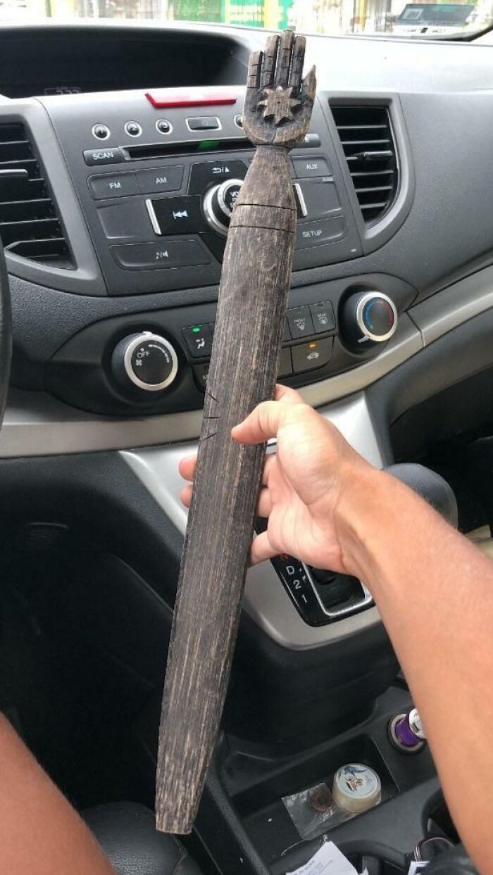 I Found This Wooden Object As I Was Standing On A Beach In Miraflores, Lima, Peru