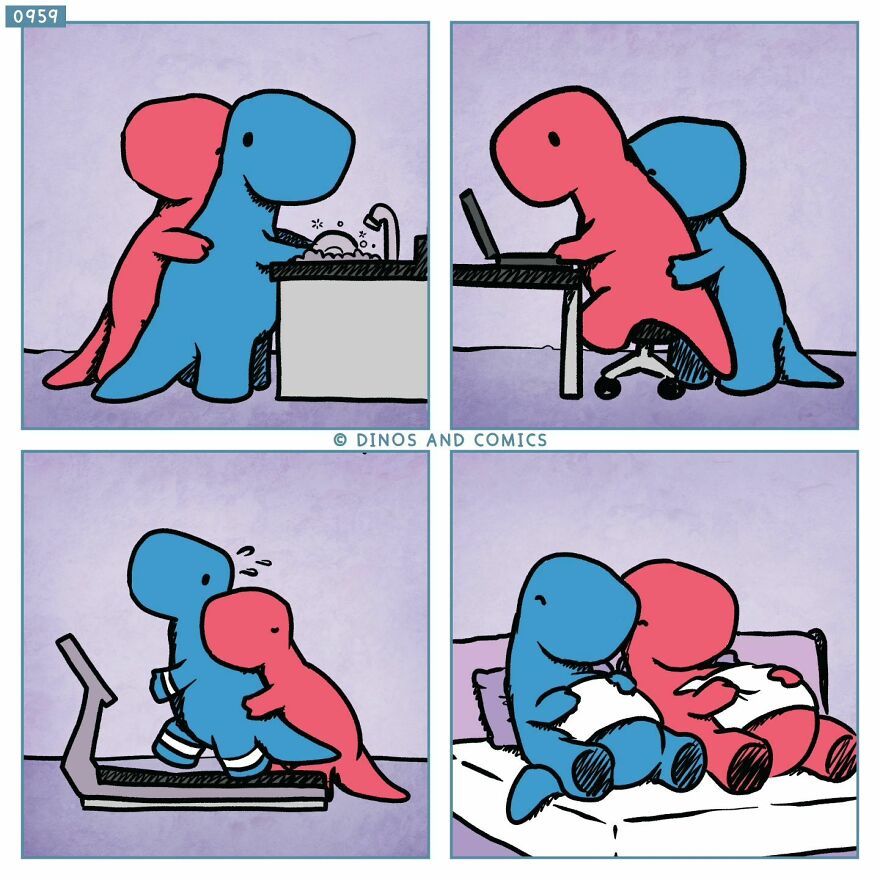 New “Dinosaur Couch” Comics Exploring Complex Emotions And Mental Health