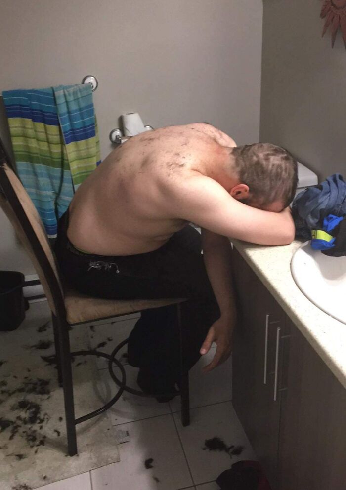 Mi novia de 3 meses “sabe” cortar el cabello