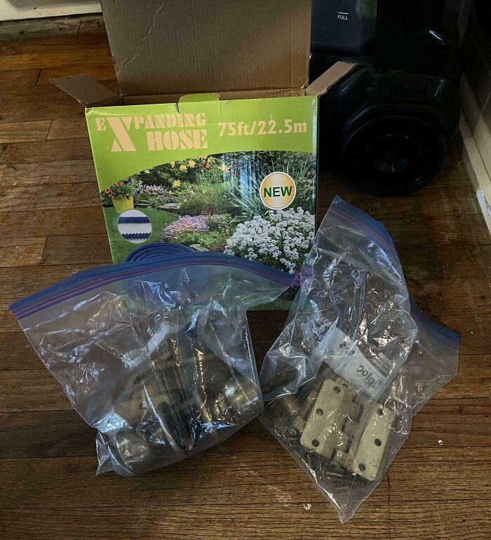 Ordered A Hose From Amazon, Got Various Knobs And Hinges Instead