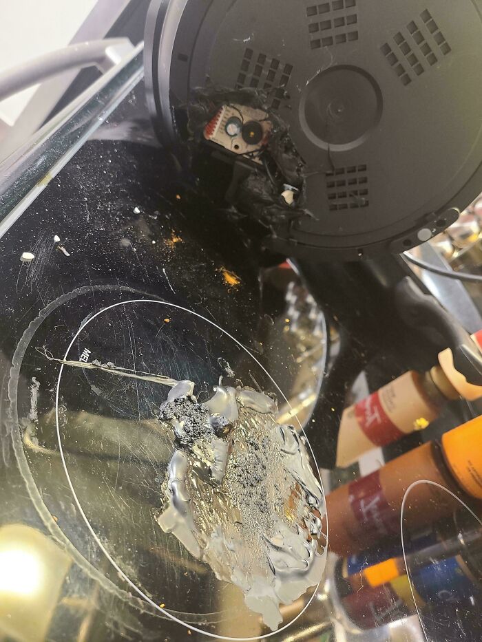 My Wife Left Our Pressure Cooker On A Hot Burner