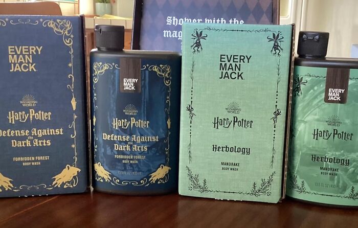 Cleanse Yourself In The Magic Of Hogwarts With The Harry Potter Body Wash Set, Featuring Enchanting Scents Inspired By The Forbidden Forest, Charms, Herbology, And Potions