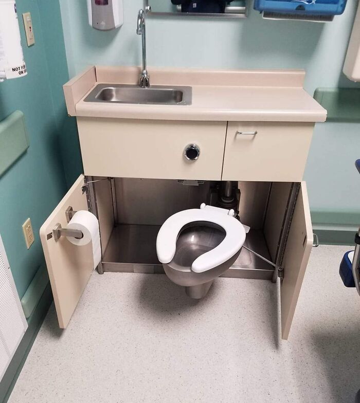 Hidden Toilet At The Doctor's Office