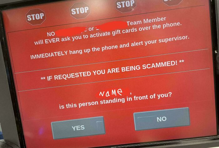 Every Time I Have To Ring Up Certain Gift Cards At Work This Thing Jumpscares Me