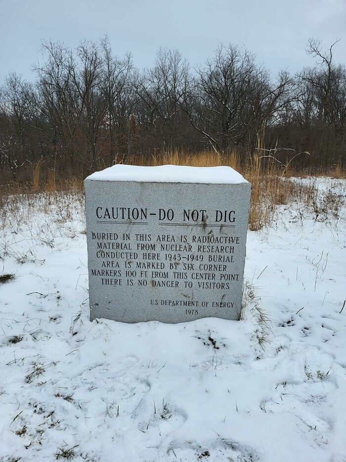 In Chicago Near The Former Site Of The Argonne National Laboratory, An Early Site Used For The Manhattan Project