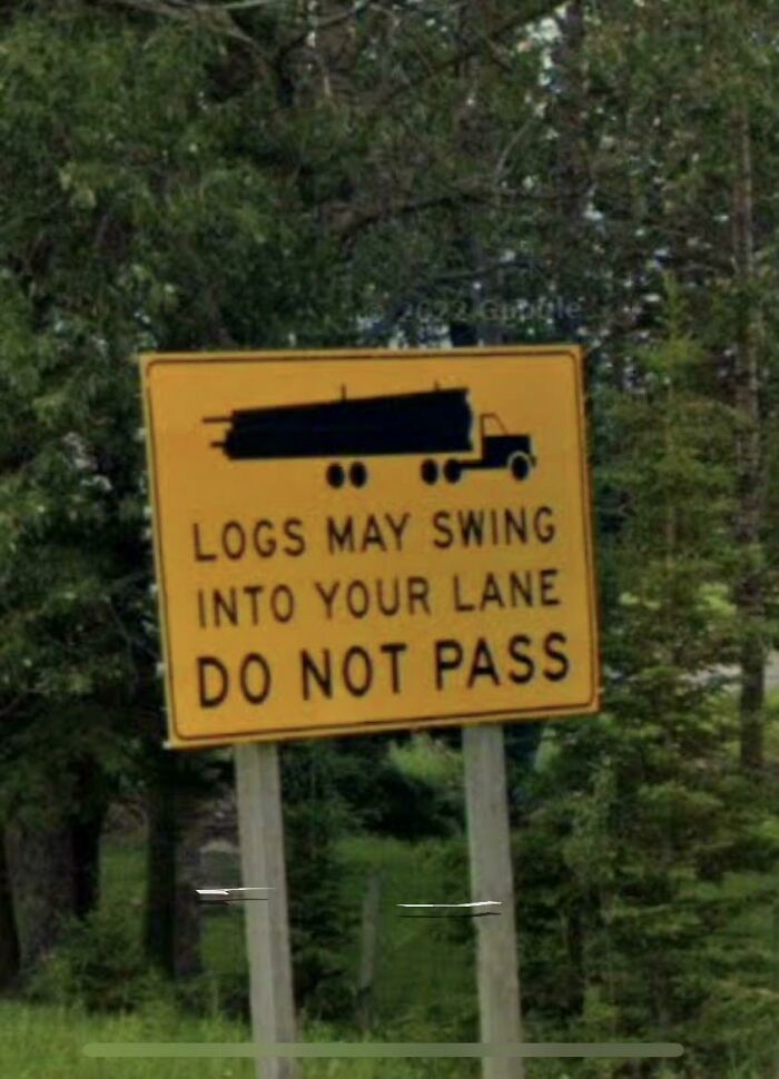 This Sign On A Canadian Highway