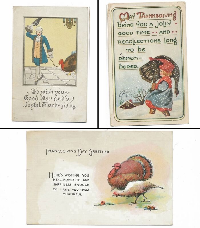 Vintage Thanksgiving Postcards