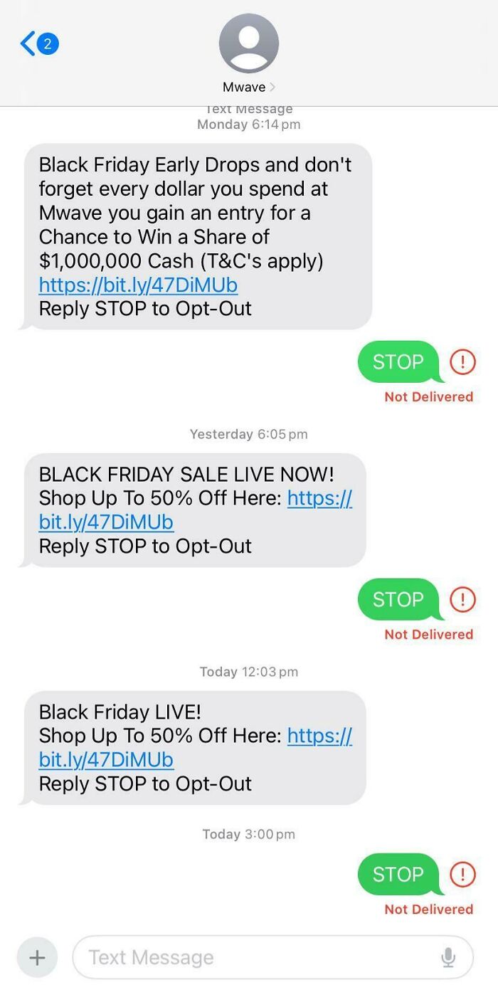 Can’t Reply Stop To Opt Out Of Spam Texts