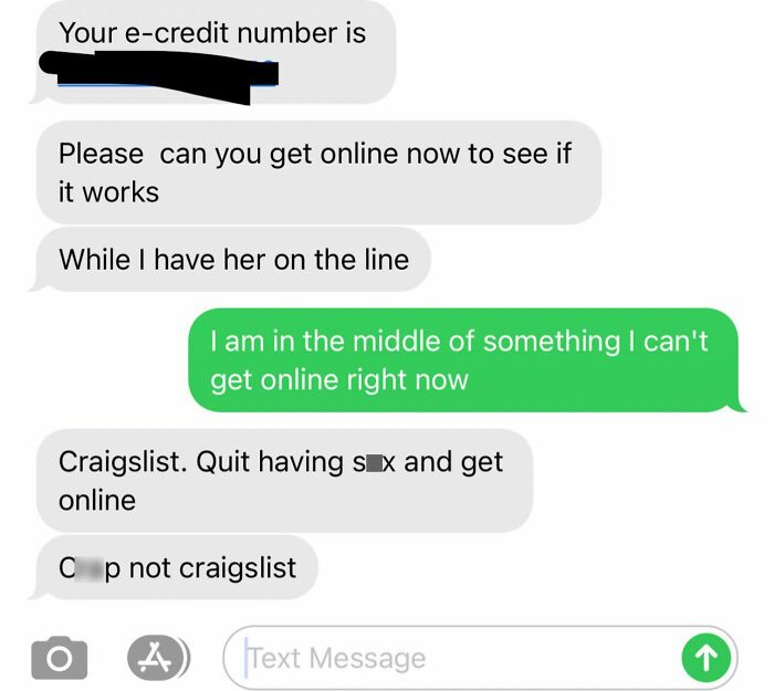 Text exchange showcasing toxic mother-child communication over e-credit usage.