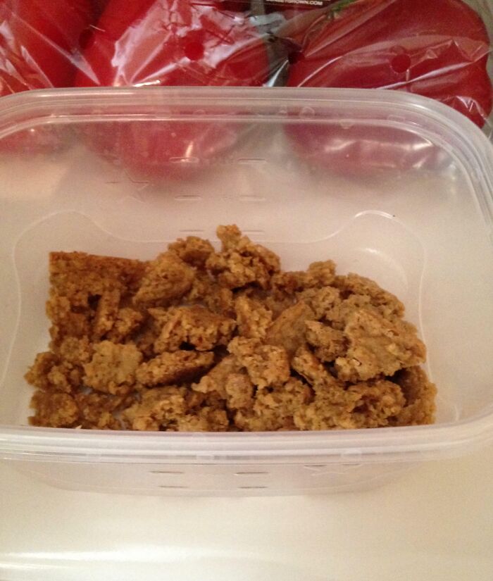 My GF Ate Only The Chocolate Chip Pieces And Left The Rest Of The Cookies Behind