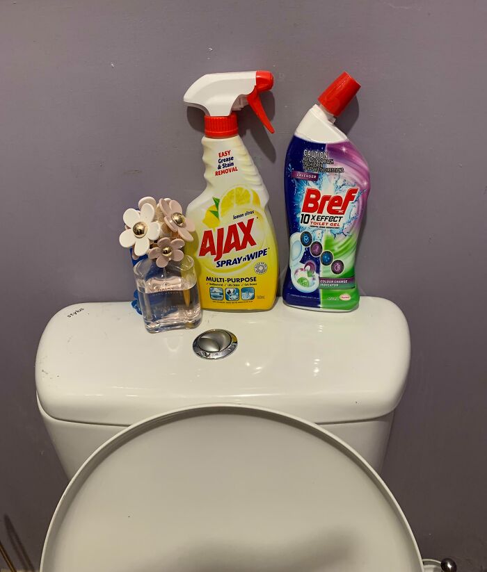 When The Perfume You Bought Your Wife For Christmas Ends Up In The Toilet As “Air Freshener”