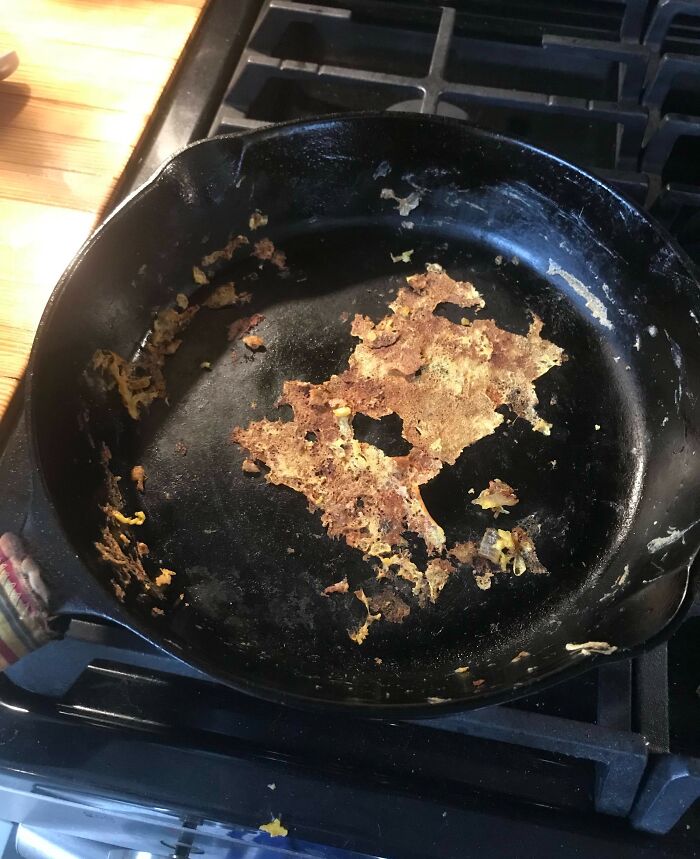 Nothing Sticks When I Use It But Every Time My Wife Cooks She Does This
