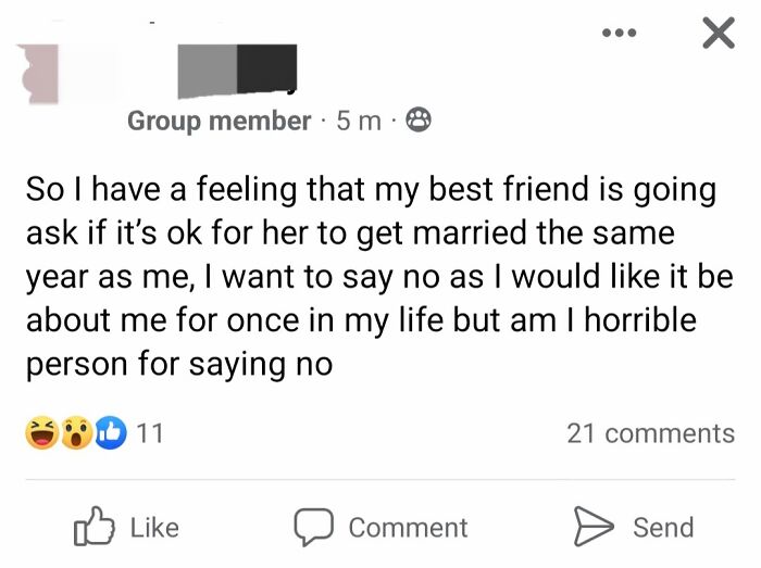 This Literally Just Happened - "I Want My Own Wedding Year"