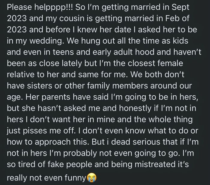 If I’m Not In Your Bridal Party Then I’m Not Going