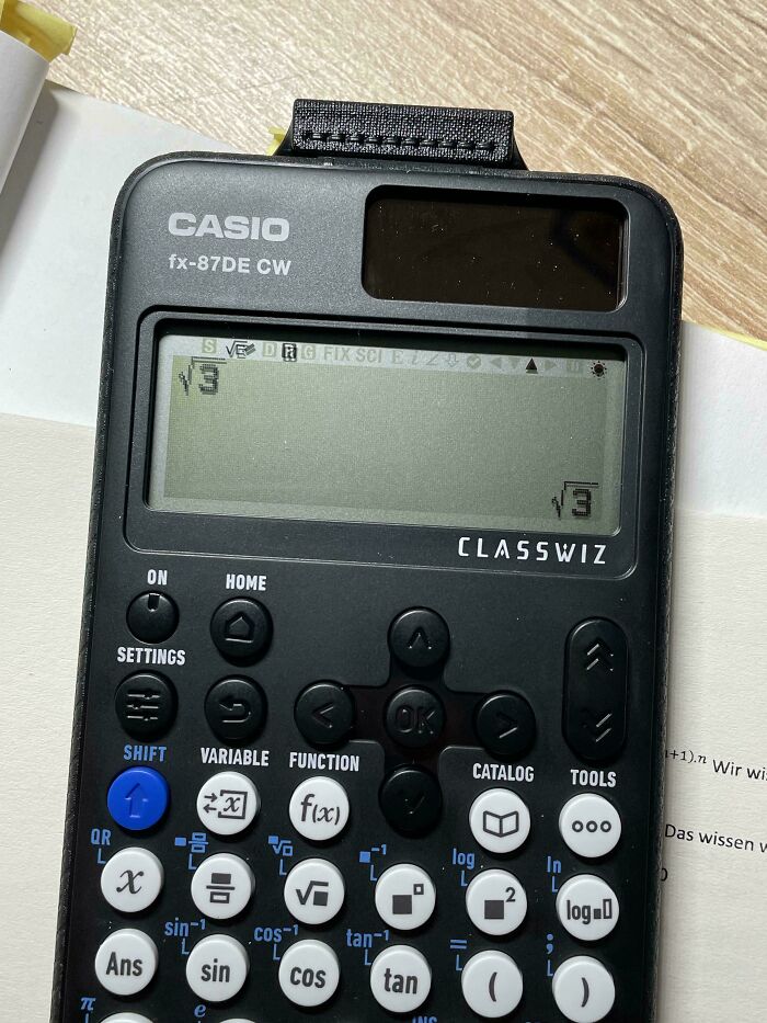 When My Calculator Does This