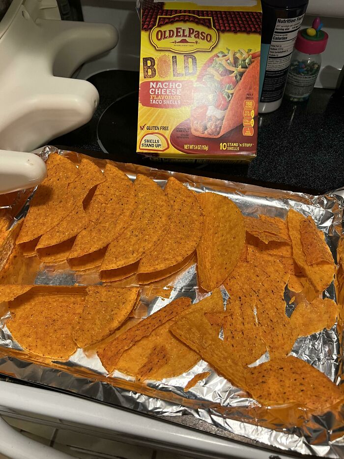 This Company Has A Monopoly On Taco Shells In My Area, And I Hate It. Nothing Like Looking Forward To Taco Night All Day, Just To Open The Box To This Bs