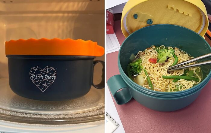 Slurp Up The Convenience With The Microwave Ramen Bowl