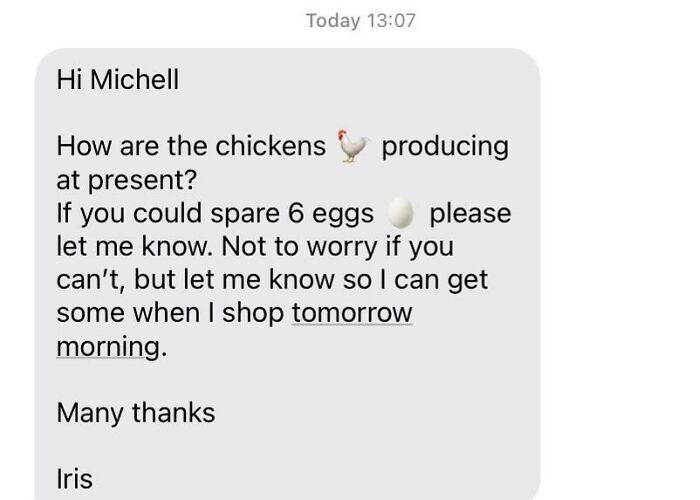 My Elderly Neighbour Has Discovered Emojis. Well Done Iris 