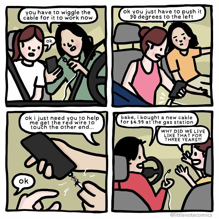 From Sticky Notes To A Webcomic: 20 Illustrations Of An Artist’s Relationship With Her Partner (New Pics)