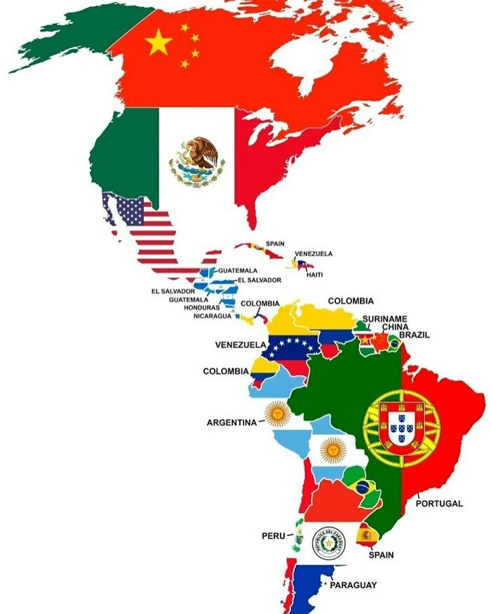 Map Shows The Largest Foreign Community In Each Country Across The Americas