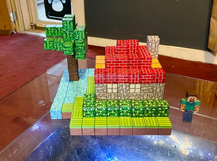 These Magnetic Minecraft Blocks Will Have Your Kids Building Epic Creations In No Time! They're The Perfect Way To Bring The Minecraft World To Life (Without The Risk Of Falling Into Lava)