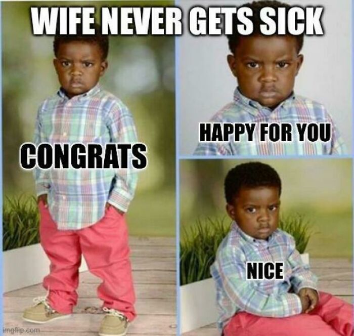 Young boy making funny serious faces in a casual outfit, capturing wholesome and funny dad moments doing their best.