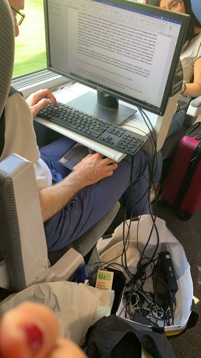 In The Train - Because Laptops Are Overated