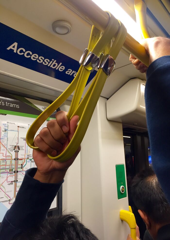 Stuck In A Crowded Tram And Someone Decides To Use Two Handles