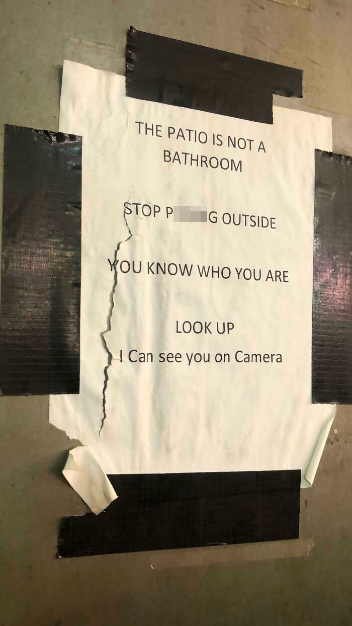 This Sign They Sadly Had To Post At Work