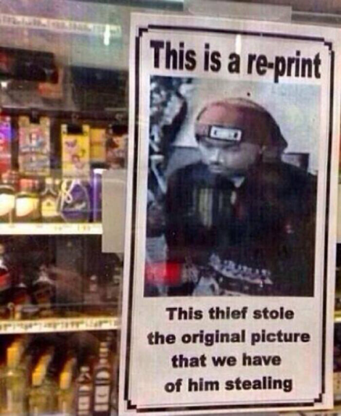 Stealing The Sign Reporting Your Shoplifting