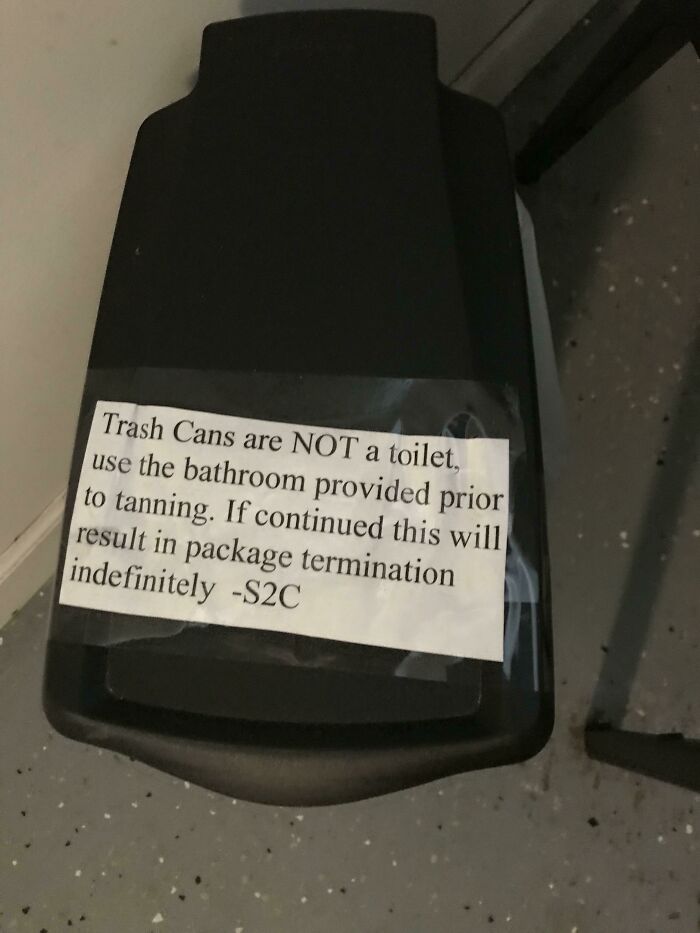 Can Not Believe My Salon Has To Deal With This On Such A Regular Basis That They Had To Make A Sign For It