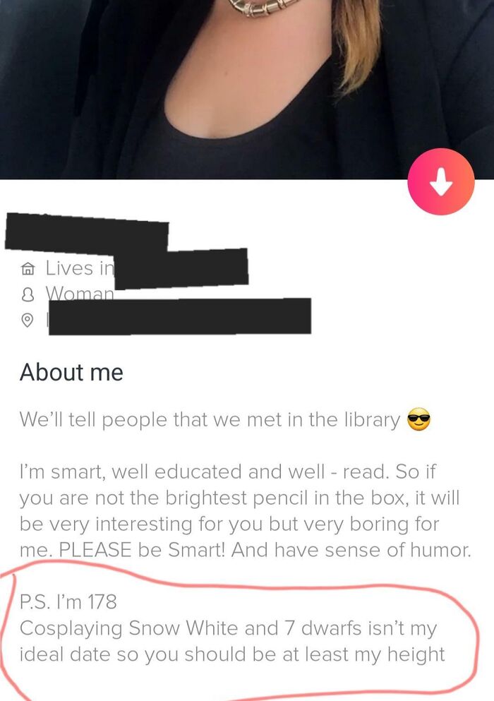 Atleast She Isn't Asking To Be One Foot Taller Than Her