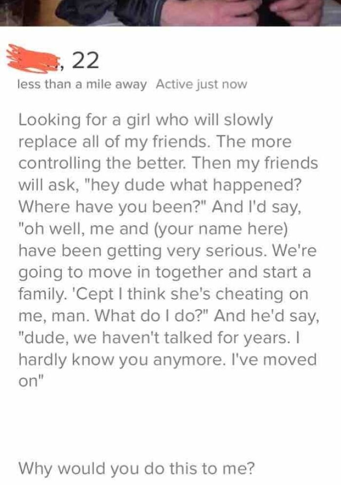 Reworked My Tinder Bio