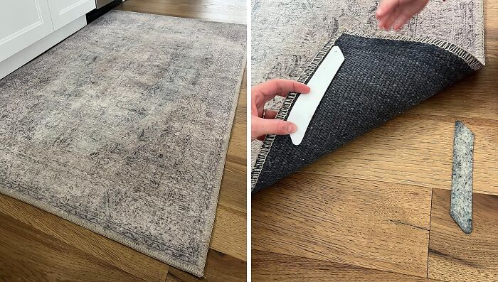 Keep Your Rugs In Place With This Rug Tape And Say Goodbye To Slipping And Sliding. Your Floors Will Look Neat And Stay Safe!
