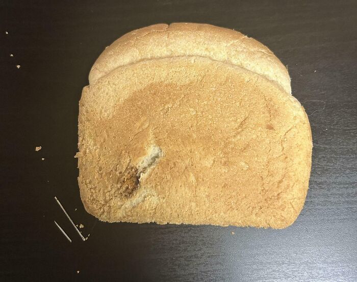 Needle Found Inside A Slice Of Bread